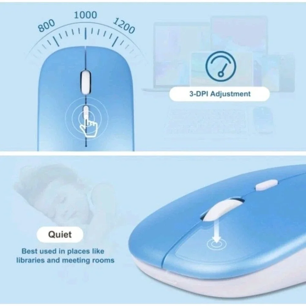 Bluetooth Mouse And Keyboard Set